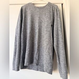 Quiksilver Gray Heather Crewneck Sweatshirt
